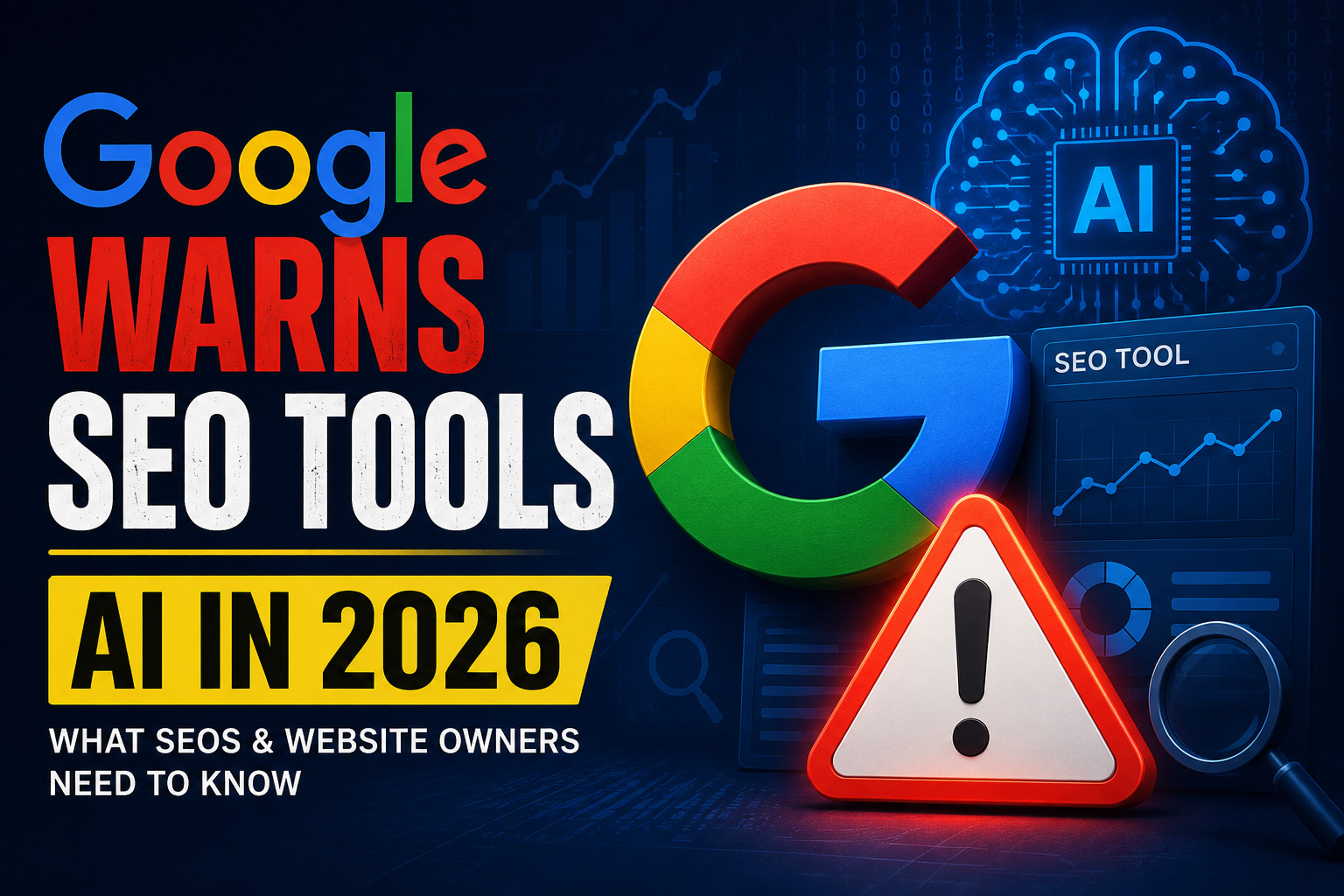 Google warns SEO tools and AI in 2026 — what SEOs and website owners need to know
